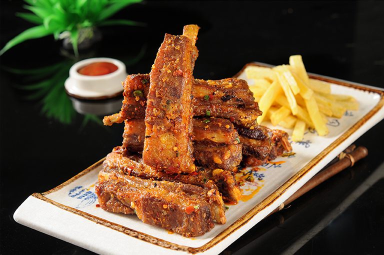 干锅羊排 干锅羊排