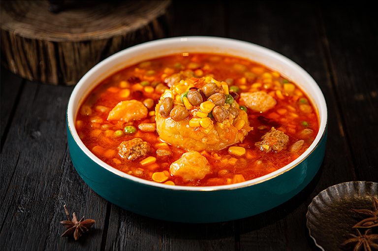 麻婆豆腐狮子头 麻婆豆腐狮子头